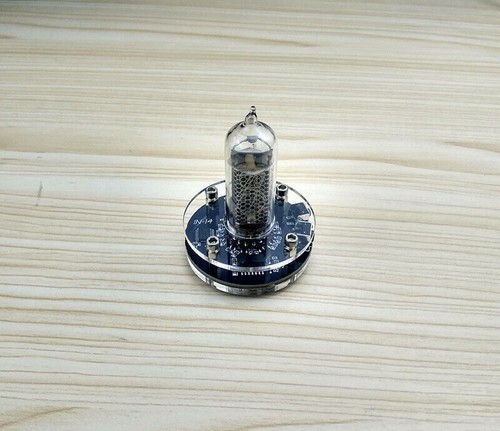 IN-14 Single Glow Tube NIXIE Colck Electronic Vacuum Tube Clock Assembled W/ LED - Picture 3 of 7