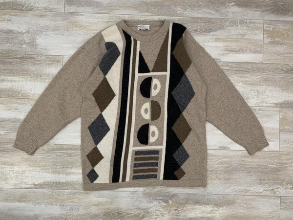 Women Peter Hahn Sweater Beige Alpaca 40 / L / 48