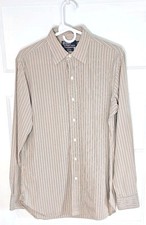 1980s Vtg Ralph Lauren Polo Button Shirt "Andrew Custom Fit" Hong Kong 15-34 MED