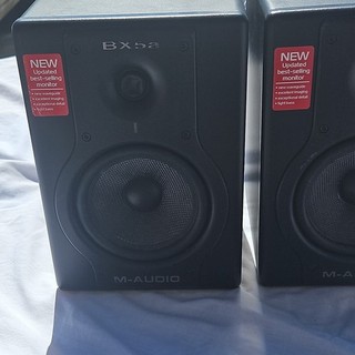 2 M Audio BX5a Coppia di Monitor da Studio Attivi Cablati XLR/TRS 40W Nero