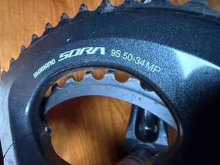 Shimano Sora FC R3000 Crankset 9 speed Black 165
