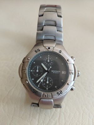 Mens Stainless Steel Sekonda Watch 