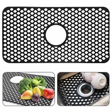Silicone Sink Mat, 28.3" 15.2" Silicone Sink Protectors for Kitchen Sink with...