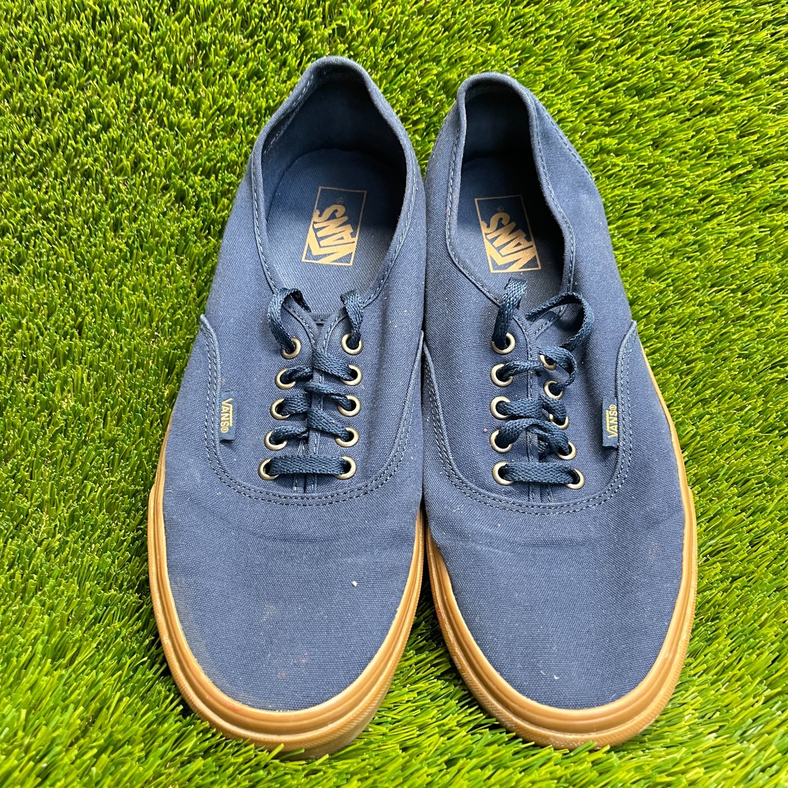 Vans Authentic Mens Size 11.5 Blue Gum Walking Skateboard Shoes Sneakers thumbnail 5