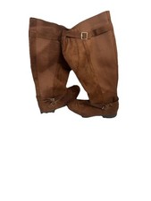 Women s Faux Suede Knee High Boots With Adjustable Straps