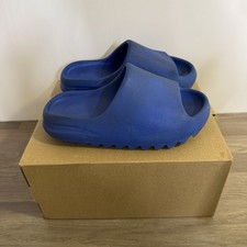 adidas Yeezy Slide Azure Blue ID4133size 4 Uk Used With Box
