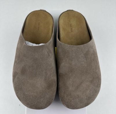 The Row Hugo Mules Taupe Tan Suede Slides New EU40 US9.5 | eBay