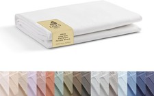 100 Cotton Percale 1 Flat Sheet King Size Crisp Cool Strong Bed Linen Luxury