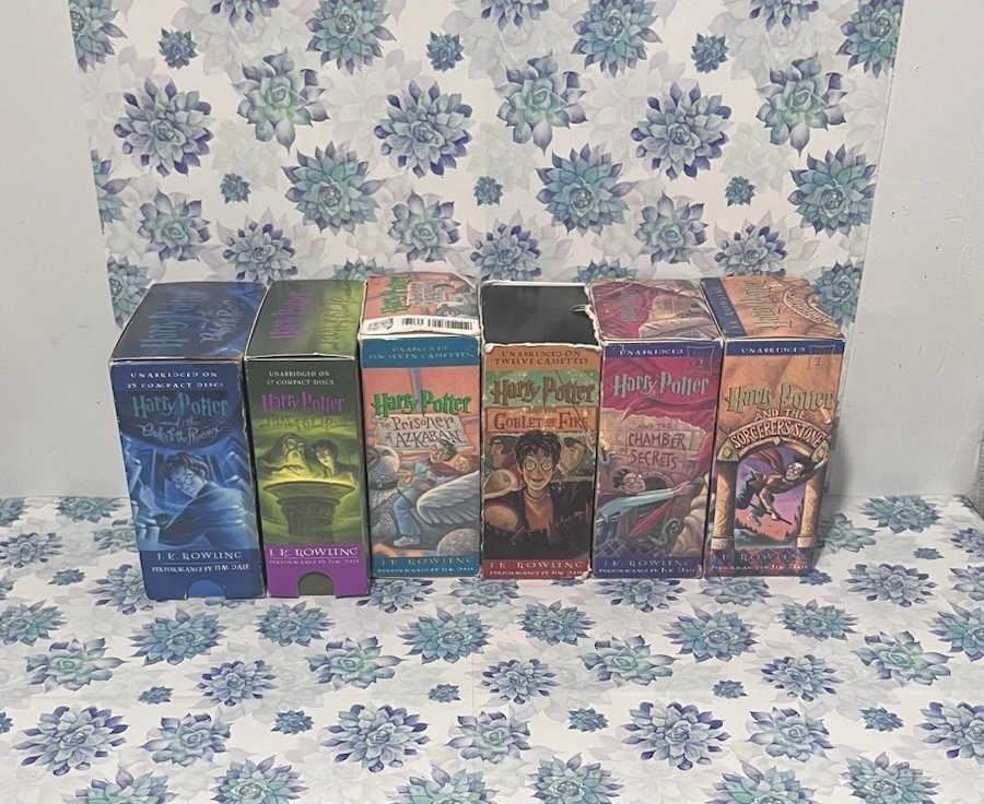 Harry Potter Years 1-6 Audio Books Cassette & CD Set Rowling - Image 4 of 4