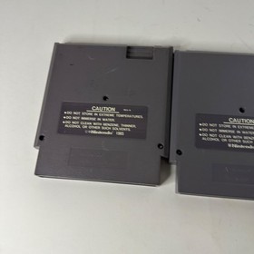 Super Mario Bros Games Duck Hunt & Track Meet - 2 Game Lot - Nintendo NES 1985