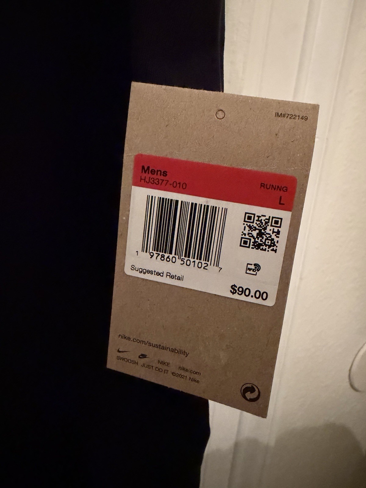 [Large] NEW Men’s Nike Aeroswift Dri-Fit ADV Running Shirt, Black, HJ3377-010 thumbnail 5