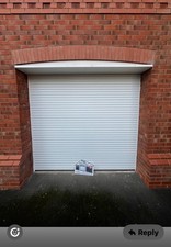 White 55mm Roller Door Fitted behind Supply only