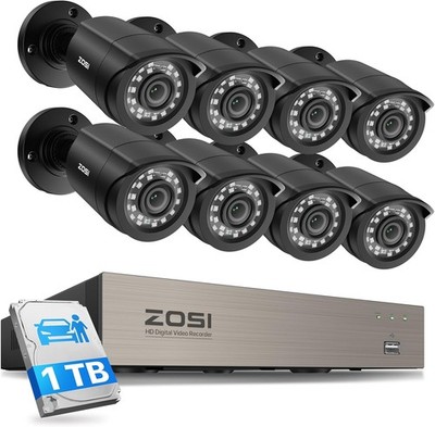 ZOSI 3K Lite 8CH Security Camera System 1TB AI Detection