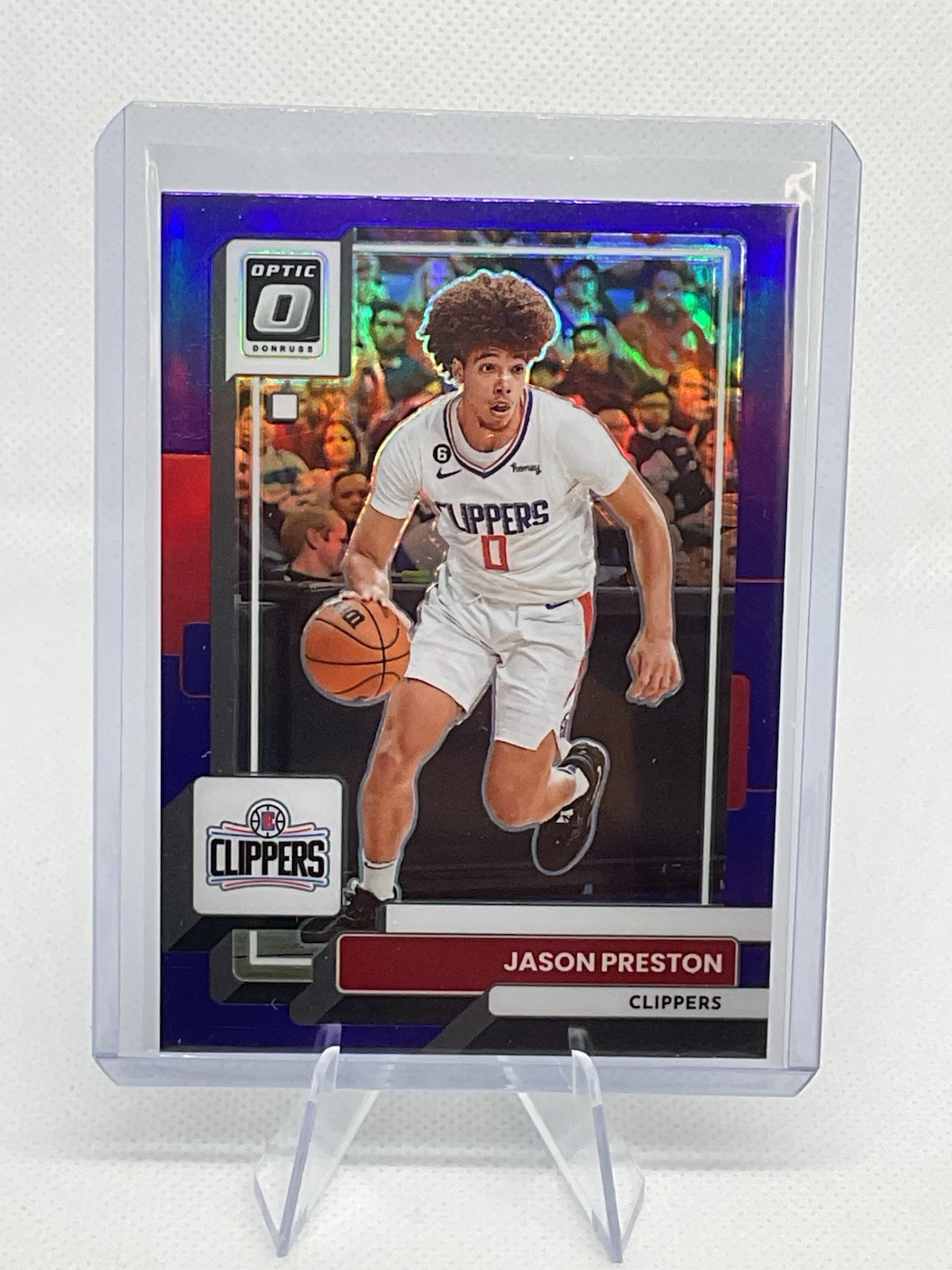 2022-23 Panini Donruss Optic Purple Prizm #140 Jason Preston Card 244