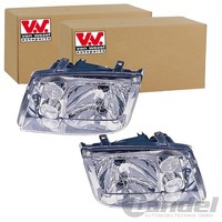 2X VAN Wezel H4/H3 Scheinwerfer SET Links+Rechts Passend FüR VW Bora