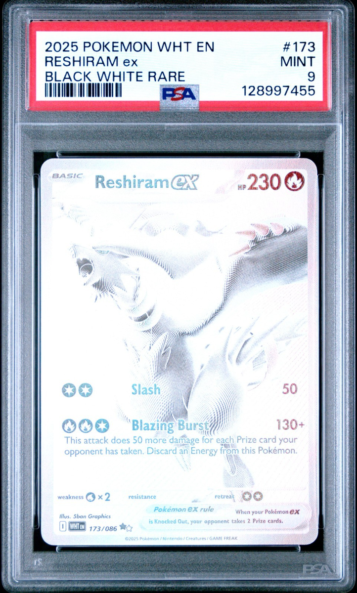 Reshiram ex 173/086 Sv: White Flare Holo for sale online | eBay
