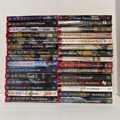 Lot of 30 Harlequin Silhouette Intimate Moments Romance PB Books