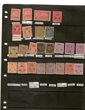 Travancore (Indian Feuditory State)  GVI period Superb  MNH selection identified