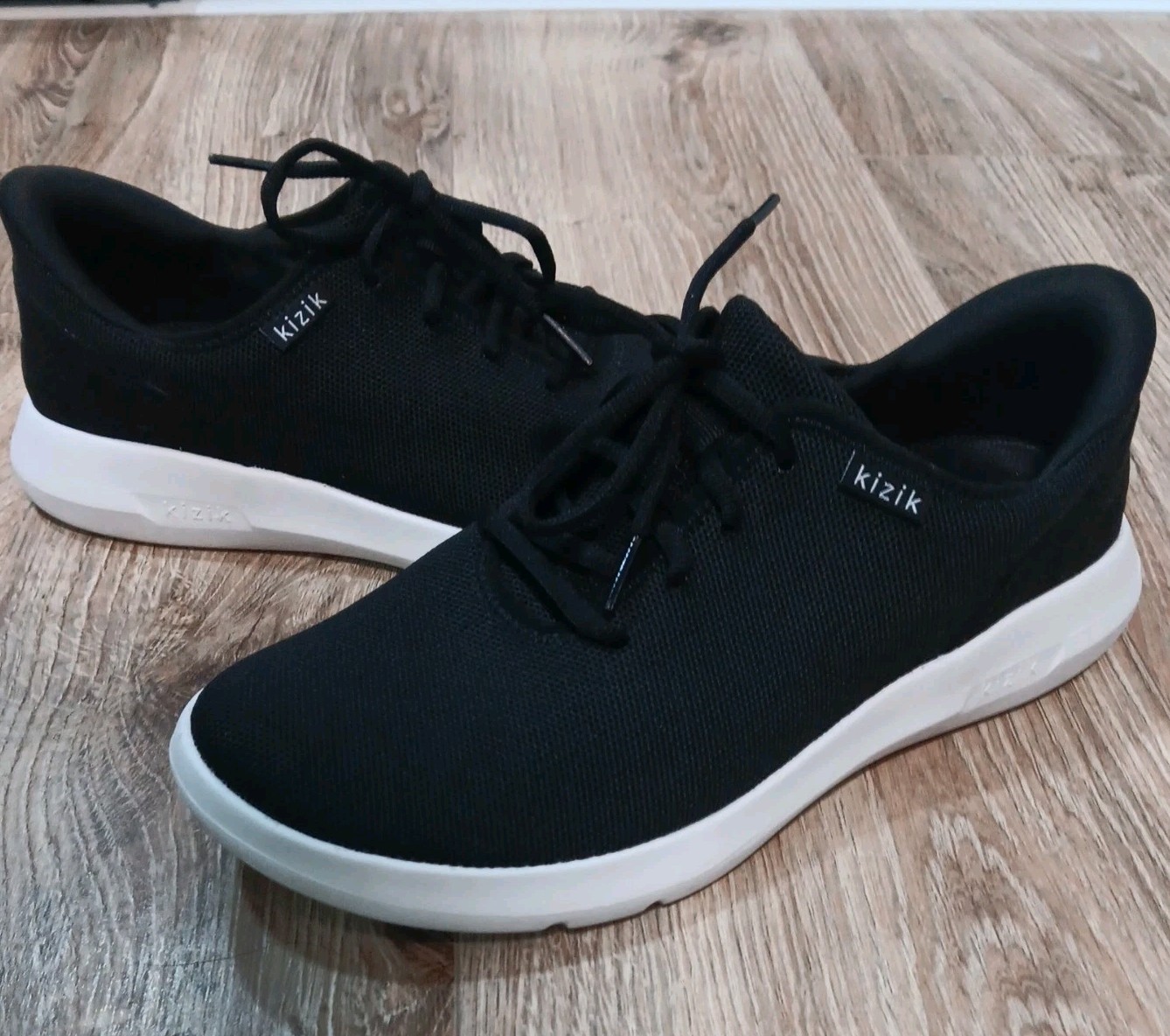 SAOLA Scarpe da ginnastica Kizik Madrid Eco Knit HandsFree nere taglia 8 5 US M's 10 W's