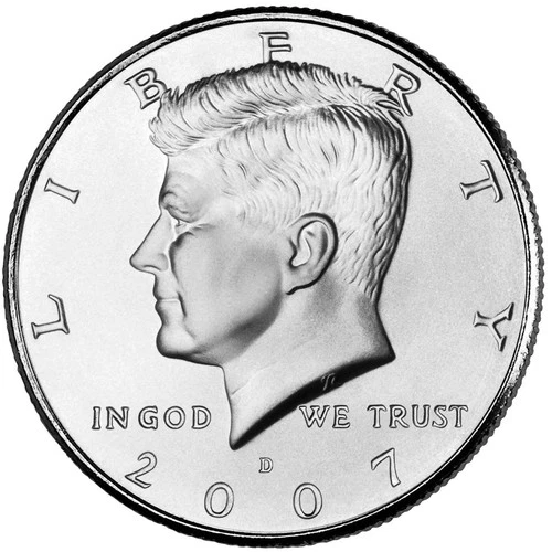 2007-P Kennedy Half Dollar — photo from another recent sale
