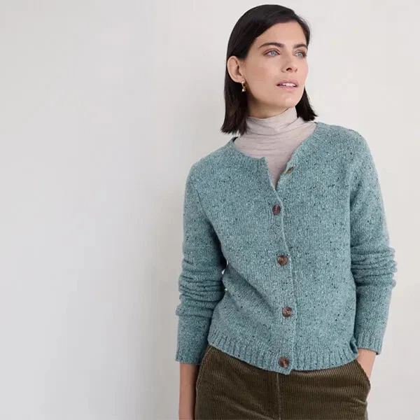 Seasalt Dawson Pick Cardigan Lichen - Image 2 of 4