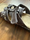 LADIES BROWN NATURAL REFLECTIONS STRAPPY SLIGHT WEDGE SANDALS SHOES   SZ 11  W/O — photo 3