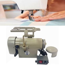 Sewing Machine Motor, 550W AC110V, 3/4HP Industrial Motor with Carbon Brush, ...
