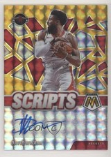2020-21 Panini Mosaic Scripts Gold Prizm David Nwaba #SC-DNW Auto 2y2