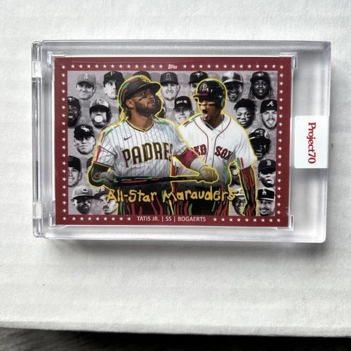 Tatis/Bogaerts 2021 Topps Project 70 #ASG1 By DJ Skee Padres/Red Sox