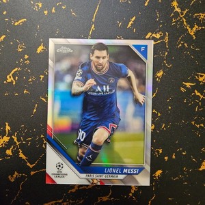 Lionel Messi - Topps Chrome Champions League 2021/22 Refractor #100