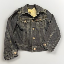 Vintage Polo Ralph Lauren Kid  s Trucker Denim Jean Jacket Youth Size S 8 Red RL