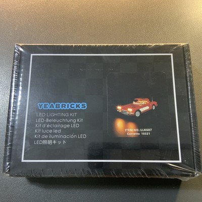 YEABRICKS LED Licht für Lego-10321 Icons Corvette Bausteine Modell