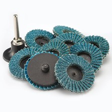 30 Pcs 2 Inch Mini Flap Disc, Assorted 40/60/80 Set, High Density Zirconia Gr...