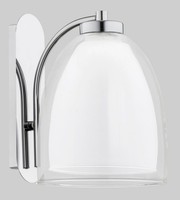 Moderne Chrom Wandleuchten 1X60W/E27 IP20 Durchsichtig