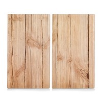 "Zeller Herdabdeckplatte Schneideplatte Herdeabdeckung Kochfeldabdeckung \"Wood\""