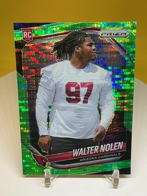 2025 Panini Prizm - Rookies Walter Nolen #318 Neon Green Pulsar Prizm (RC)