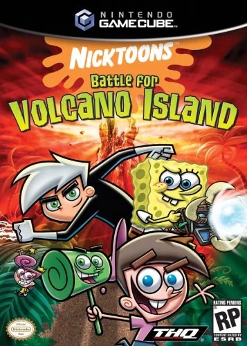 Nicktoons Battle For Volcano Island Nintendo Gamecube Complete