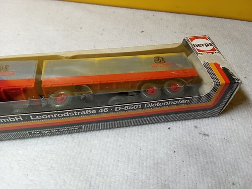 J998 Wiking H0 1:87 Mercedes Benz NG Lkw Anhänger gesupert wm 456 455 - Picture 11 of 13