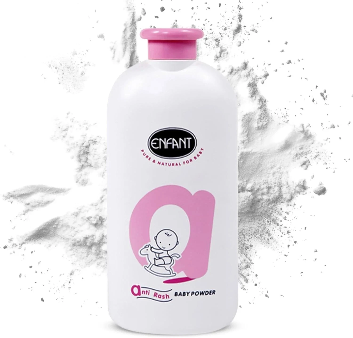 ENFANT Baby Powder Anti Rash Powder 200G For Delicate Skin Helps Prevent Rashes
Opens in a new windo