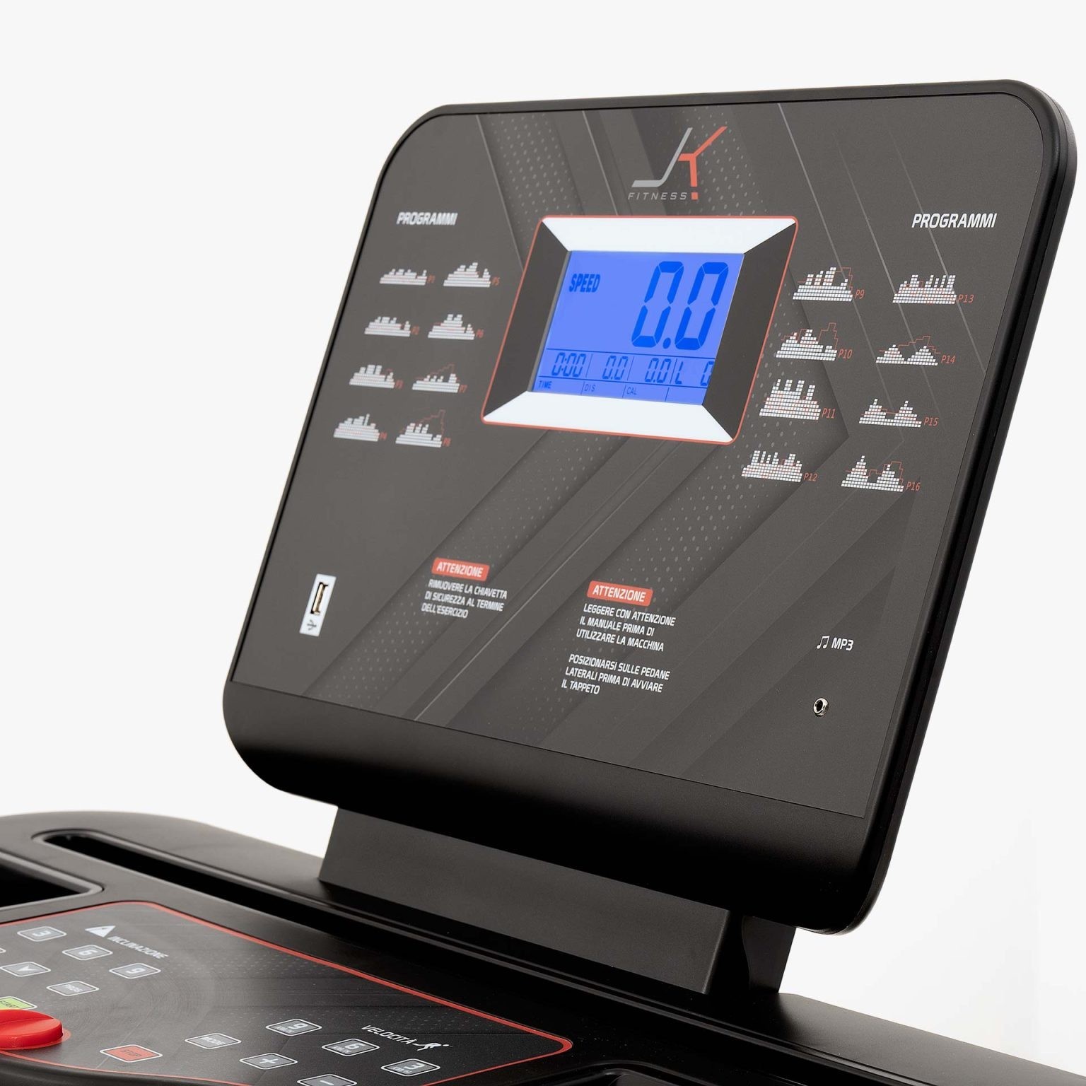 JK FITNESS LINEA HOME JK 114 PRO Tapis roulant 2.5 - 3.5 Hp 18 km/h + Ricevitore foto 5
