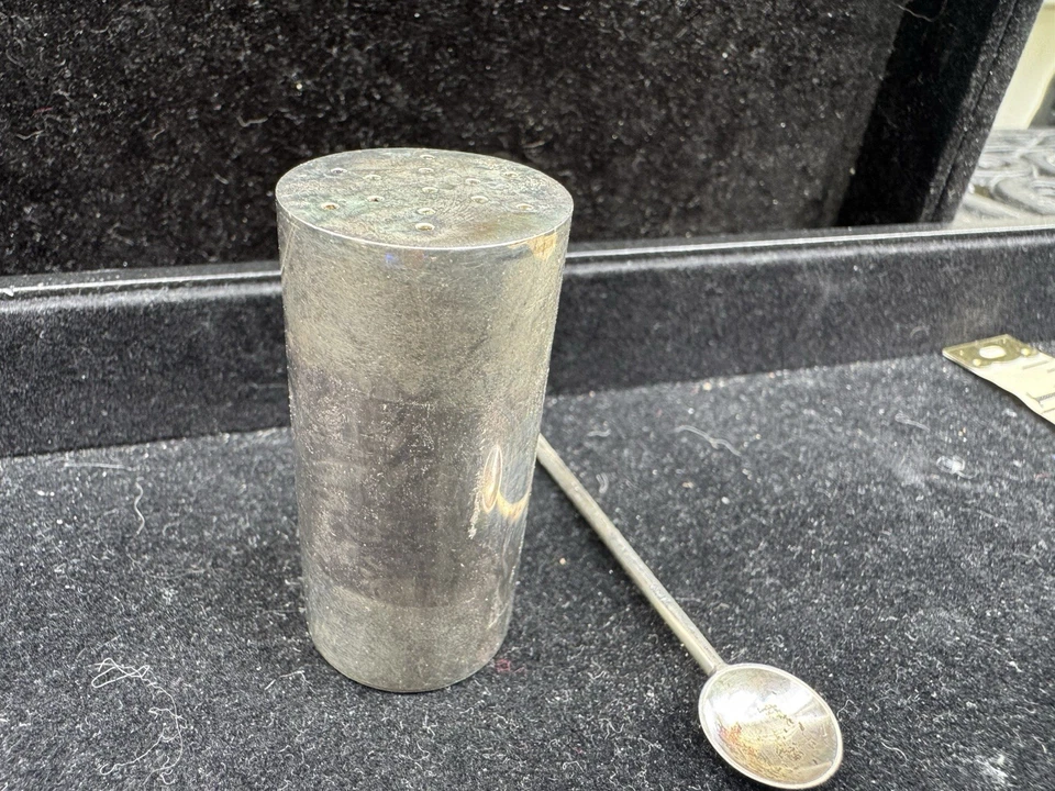 CUCHARA SALINA VINTAGE ALLAN ADLER PLATA ESTERLINA MCM 32,4G Foto 2 de 4