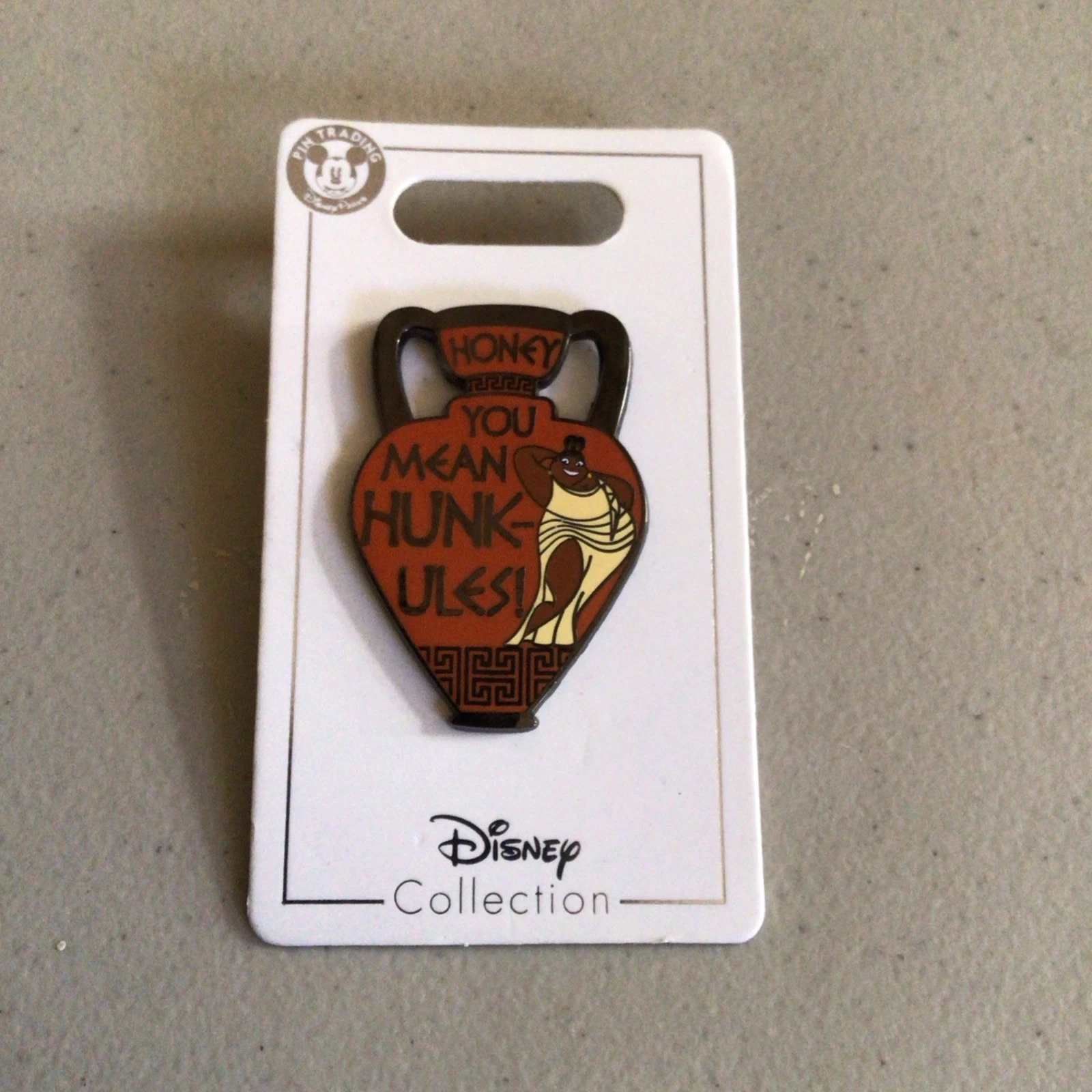 Disney Hercules Honey You Mean Hunkules Muse Thalia Vase Trading Pin