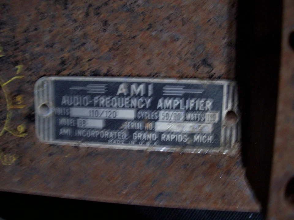 AMI Jukebox model B amplifier - Image 4 of 4