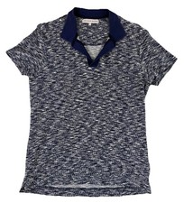 Orlebar Brown Polo Shirt Mens Size Medium 100 Cotton Portugal Blue White