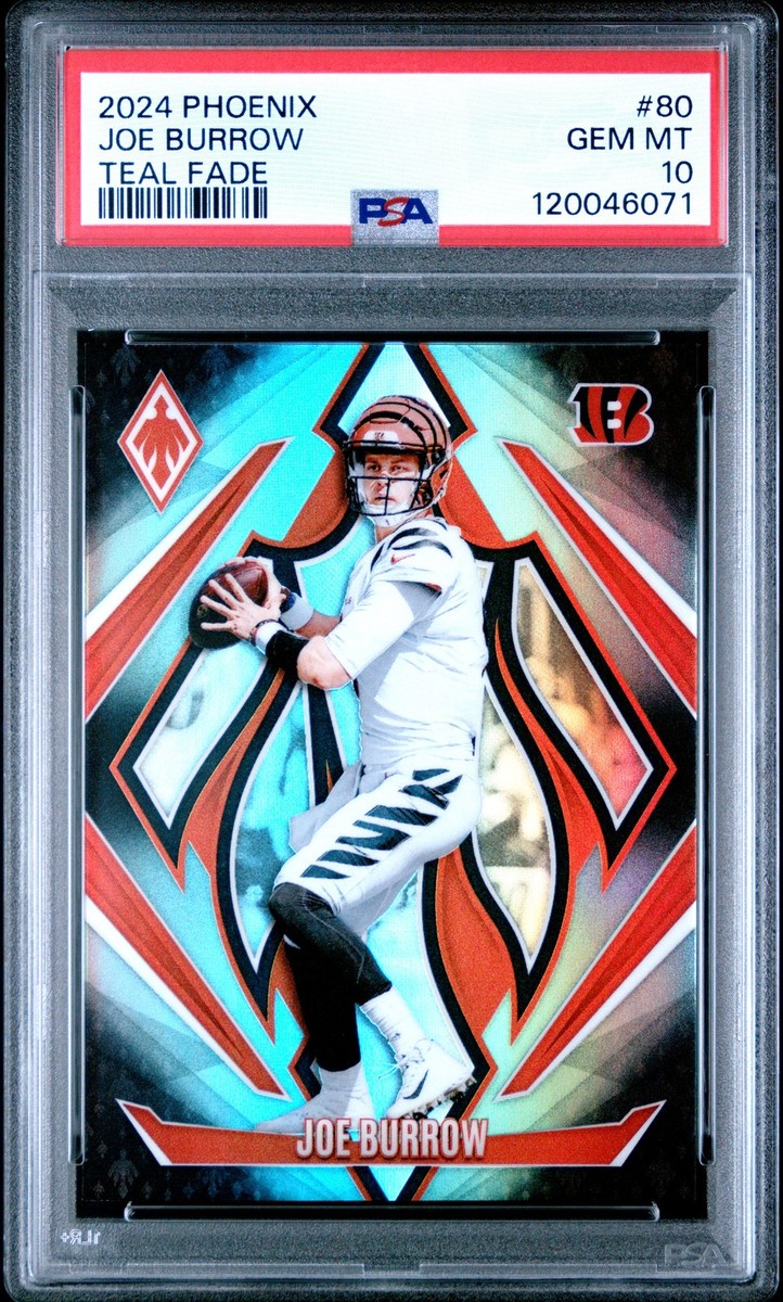 2024 PANINI PHOENIX TEAL FADE #80 JOE BURROW 67/72 PSA 10 | eBay