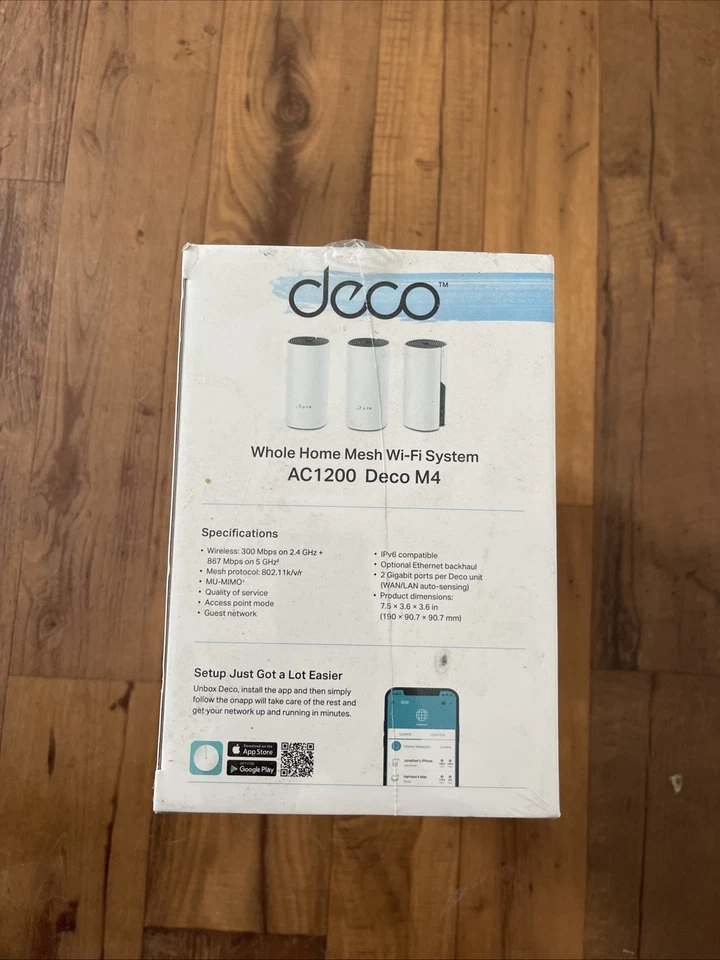 TP-Link Deco S4 V1 AC1200 Whole Home Mesh Wi-Fi System (3-Pack) - Image 2 of 3