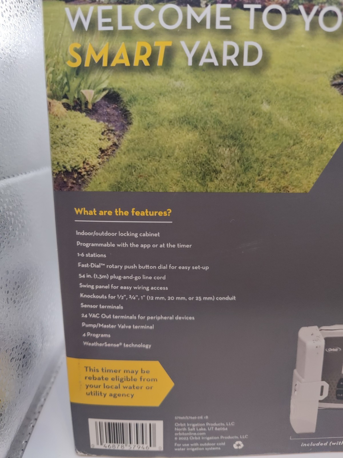 Orbit 57946 B-hyve Indoor/Outdoor 6 Station WiFi Sprinkler Controller NEW