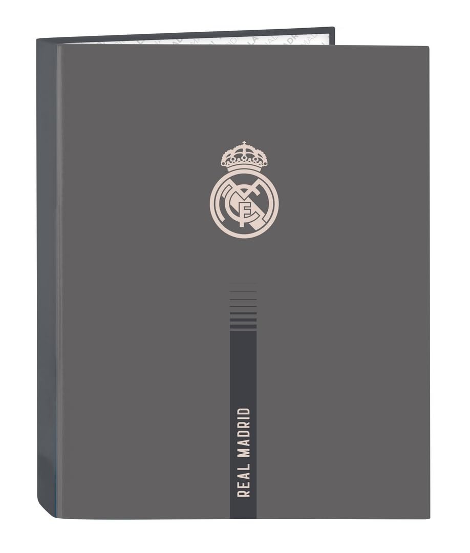 Safta Real Madrid 3rd Team 24/25 Folder with 4 Rings Folder, Ideal for Children