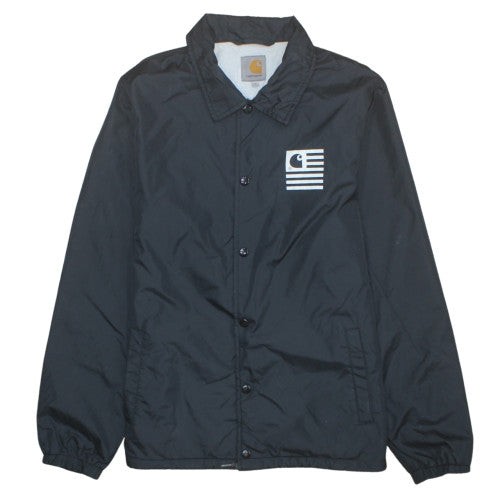 Carhartt Men's Black Nylon State Coach Jacket Size S | eBay