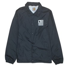 Carhartt Men's Black Nylon State Coach Jacket Size S
